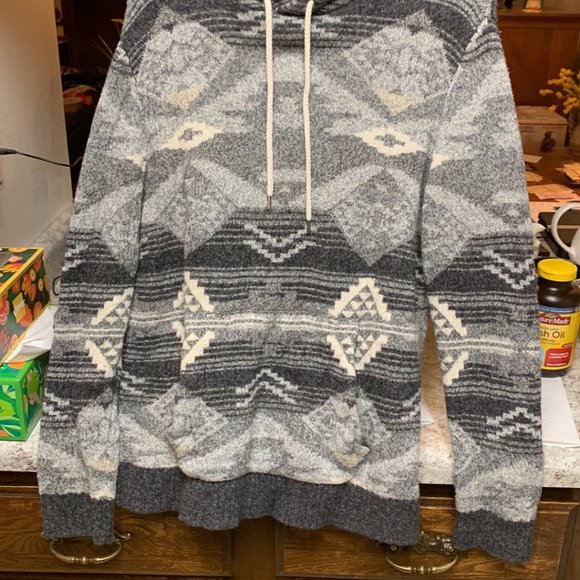 American Eagle Outfitters Men’s Unisex Long Sleeve Pullover Hoodie Size Large - Picture 2 of 7